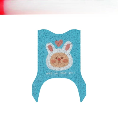 EB Electric Car Foot Mat: Electric vehicle foot mat - table-bell-first-love-eb-blue-rabbit