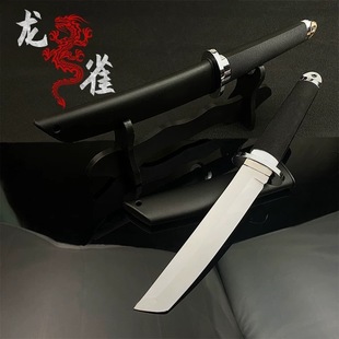 Outdoor Straight Knife Camping Tactical Survival Knife Integrated Keel Knife Portable Fruit Knife Sharp Hand Meat Knife Japanese Knife