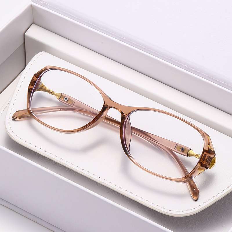 Gafas de lectura con filtro de luz azul, modernas, ultraligeras, elegantes, de aspecto juvenil, fotocromáticas, sin prescripción, transfronterizas, de visión única para personas mayores.