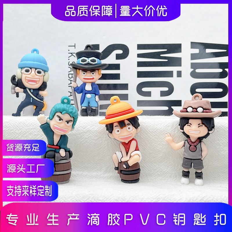 One Piece Keychain Doll Cartoon Animation One Piece Luffy Car Keychain Pendant Solon Qiao Ba Handmade One Piece Keychain Doll Cartoon Animation One Piece Luffy Car Keychain Pendant Solon Qiao Ba Handmade