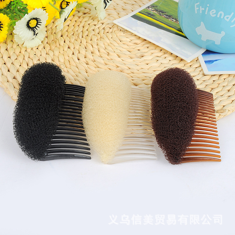 R2022 new pattern Princess head Flaxen Hair the republic of korea girl Bangs fashion Increase Pengfa sponge Fat pad