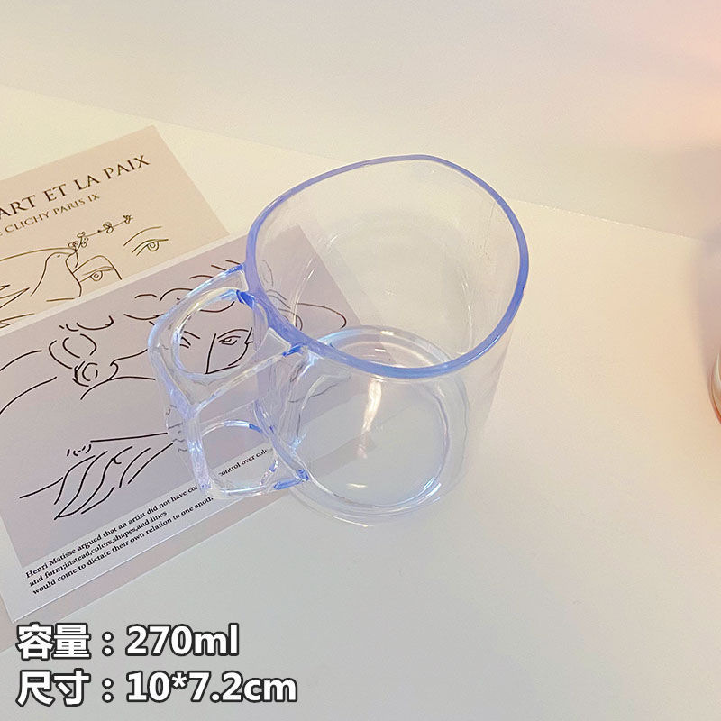 北欧風透明シンプル幾何学創意洗面カップ家庭用耐熱実用ブラシカップうがいカップカップ|undefined