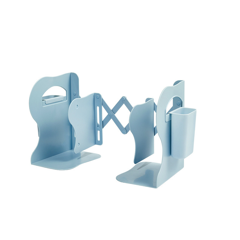 学生のデスクトップの本挟みの本は本のバッフルで折りたたみ可能です。伸縮式の本棚は簡単に本の棚を置いて神器を収納します。