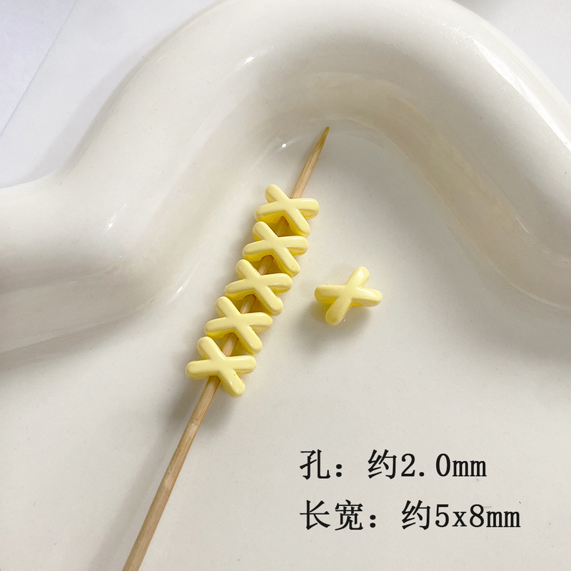 彩色xx隔珠马克龙色系diy串珠配件手机链包挂钥匙扣饰品项链包挂|undefined