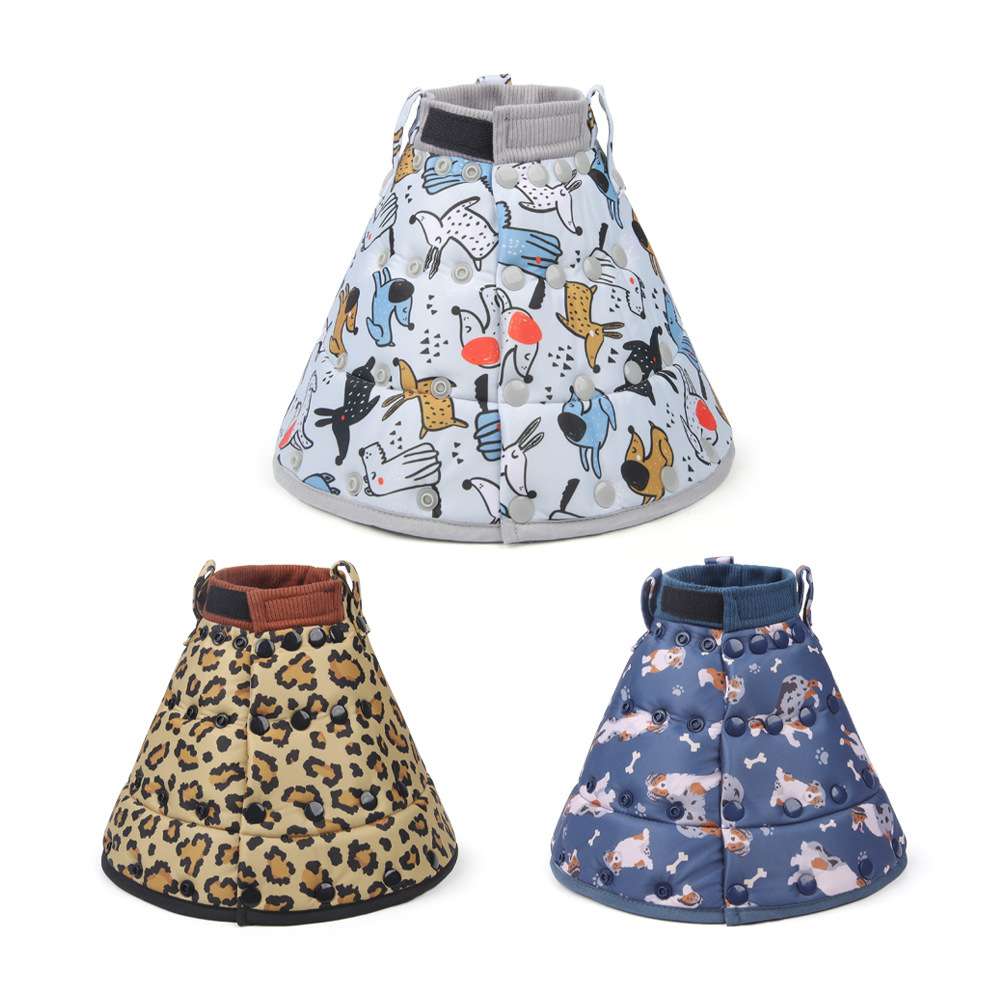 Amazon Cross-border Elizabeth Circle profundiza el cuello suave ajustable Elizabeth Circle Dog Collar al por mayor