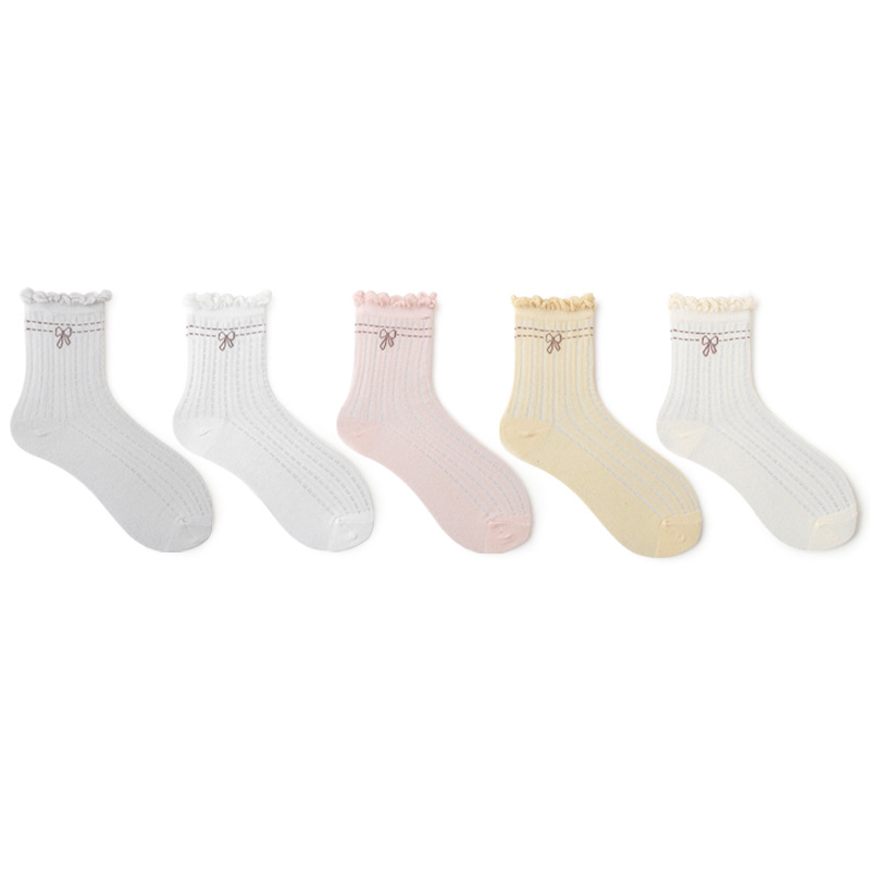 Calcetines de confinamiento primavera y verano malla delgada maternidad posparto boca suelta no pies apretados calcetines de algodón transpirable sudor-absorbente calcetines largos de maternidad