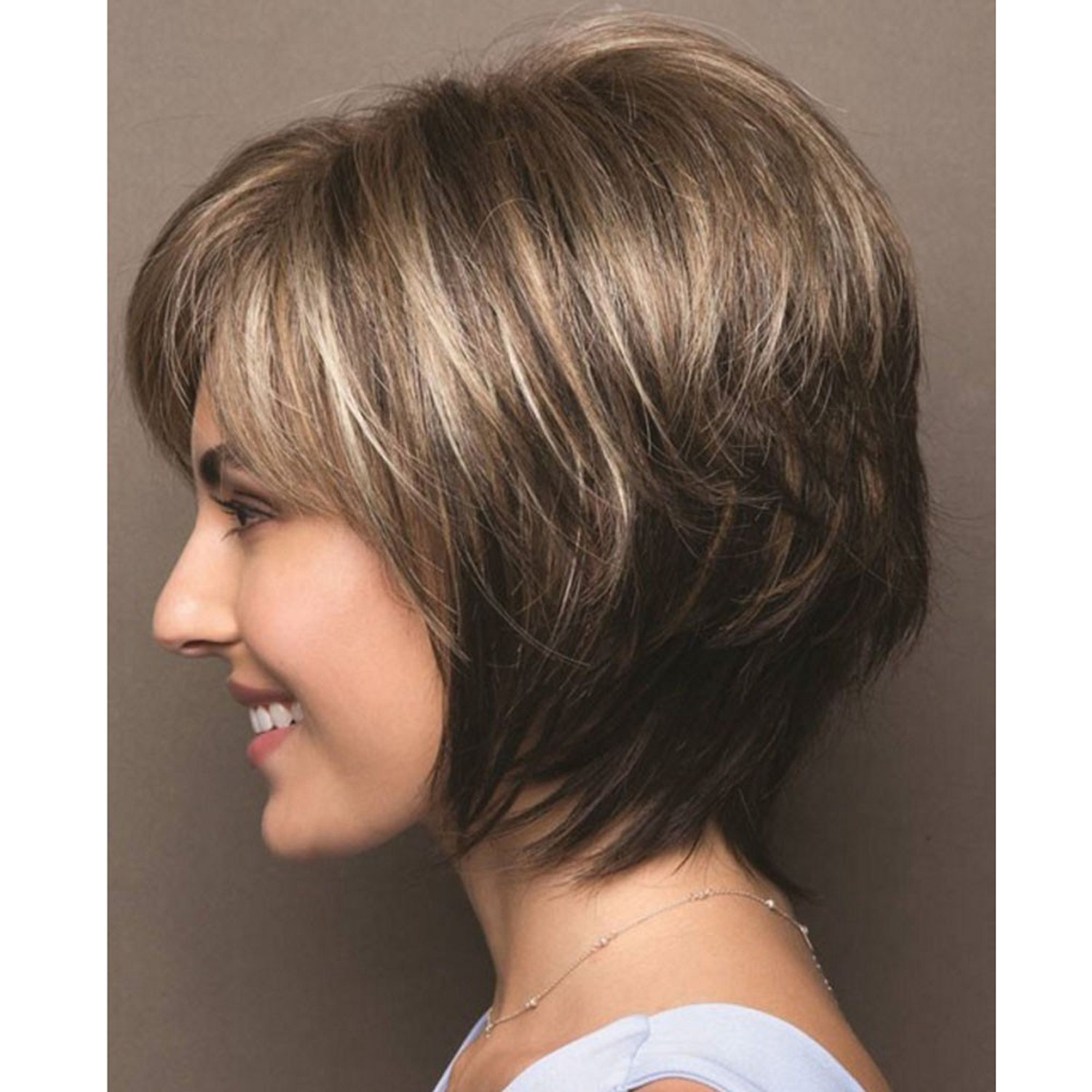 Parrucca sintetica con fascia per capelli corti ricci in seta ad alta temperatura alla moda da donna_voghion.com