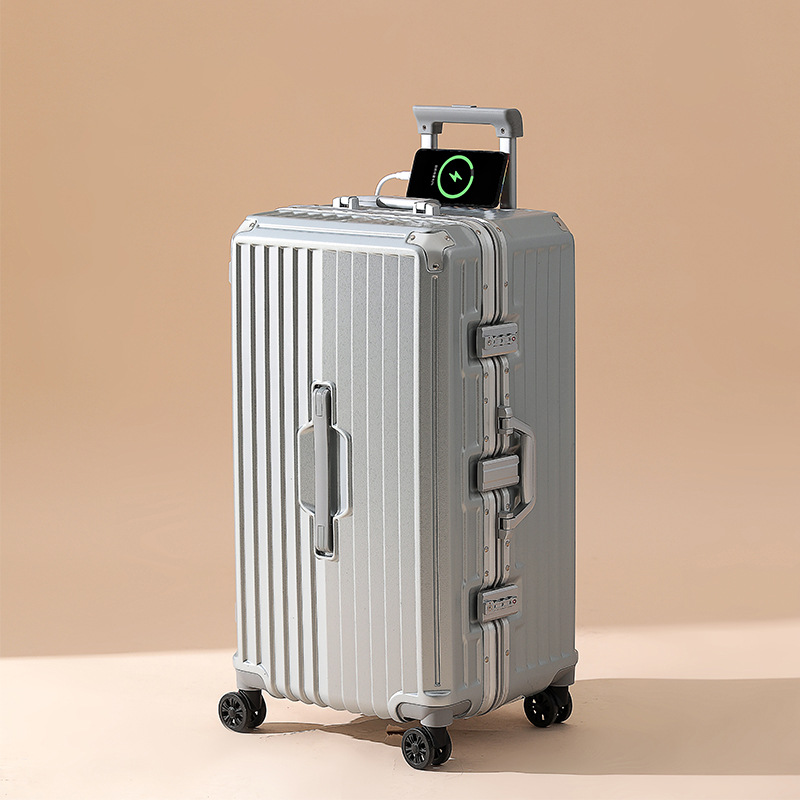 大容量アルミフレームスーツケース24インチ女性パスワード旅行箱30インチ厚さ丈夫耐摩耗性スーツケース男性スーツケース