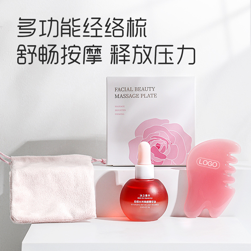 Tabla de belleza facial multifuncional para la salud de todo el cuerpo, pein de masaje de relajación para el cuero cabelludo y el tratamiento de la cabeza con meridianos y canales sin acariñamiento facial