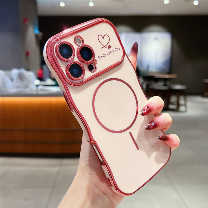 苹果17手机壳iPhone16电镀保护套15男女款大视窗磁吸软薄全包防摔|undefined