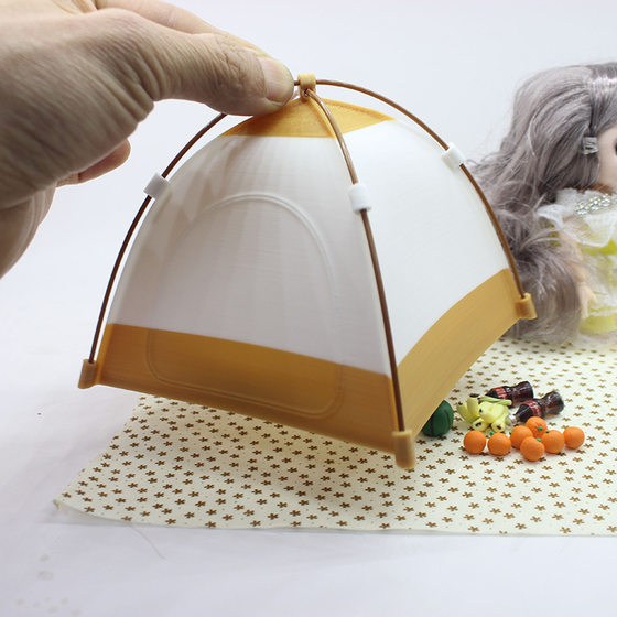 1:12 doll house mini camping tent model miniature tent diy miniature play scene furniture ornaments