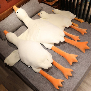 Big White Goose Pillow Doll Girl Sleeping Leg Pillow Plush Toy Swan Cushion Kids