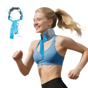 Cross-Border Ice Scarf Self-Absorbing Water Cooling Ice Towel Outdoor Heatstroke Prevention Cooling Cold Wet Wipes Pet Ice Collar