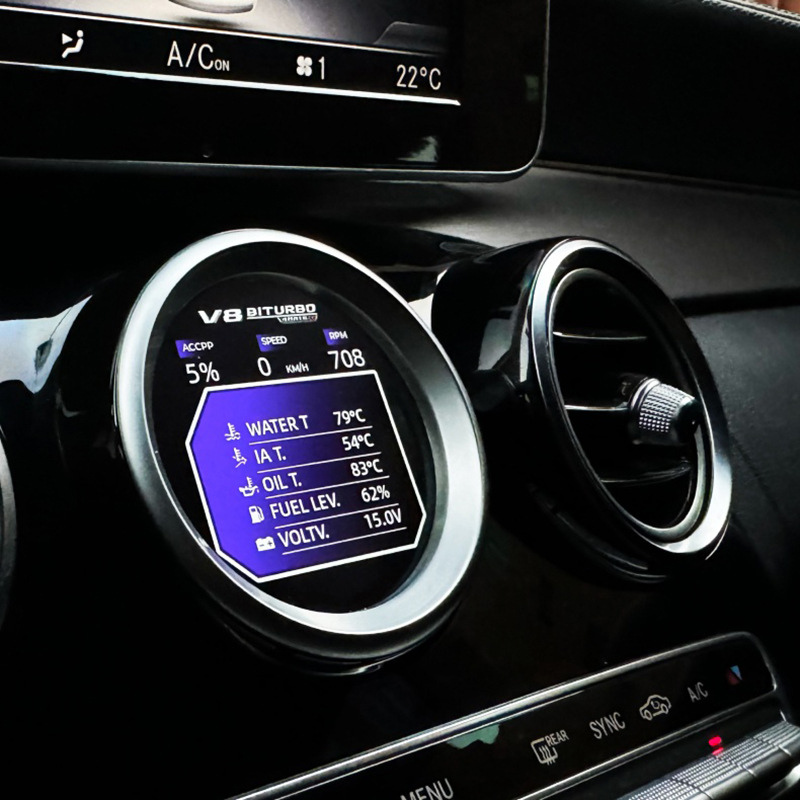 Suitable for Mercedes-Benz C-Class W205 Glc X253 C43 C63 Performance Instrument Iwc Watch Water Temperature Acceleration g Value
