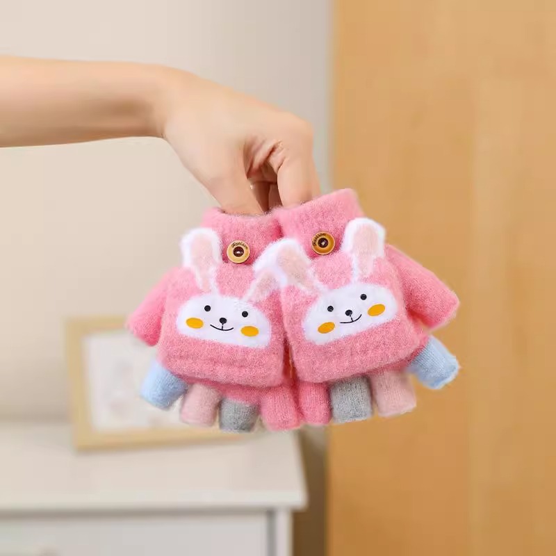 Children's winter keep warm cute gloves for boys