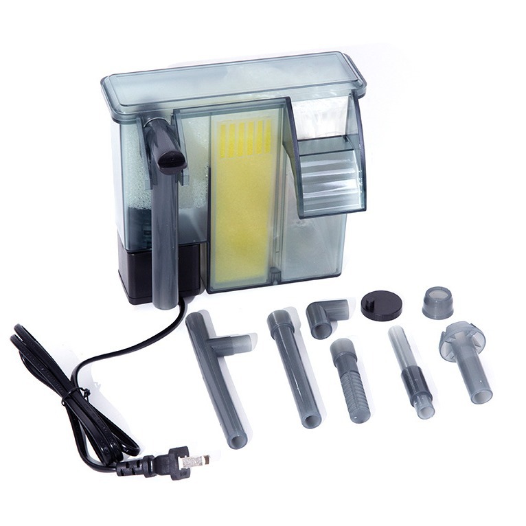 Filtro externo de pecera Filtro de cascada Oxigenación Pecera de circulación pequeña bomba de agua externa con material de filtro image 6