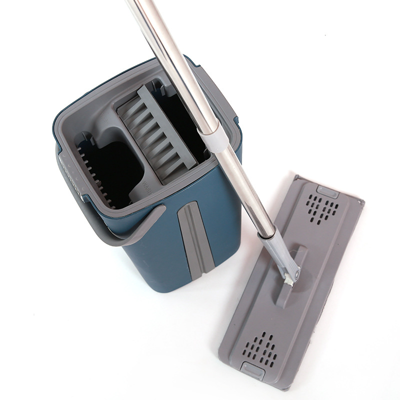 Cubo pequeño y mediano para lavado a mano sin esfuerzo cubo de trapeador plano tipo perezoso