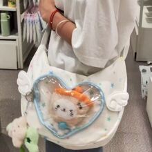 简约生活日用创意包包2025新斜挎趣味翅膀微痛包装饰袋速卖通