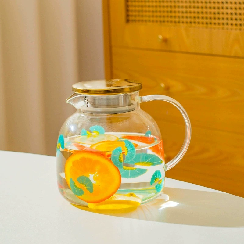 Чайник, вместительный чай матер iced tea для дома, стекло, клубника, набор