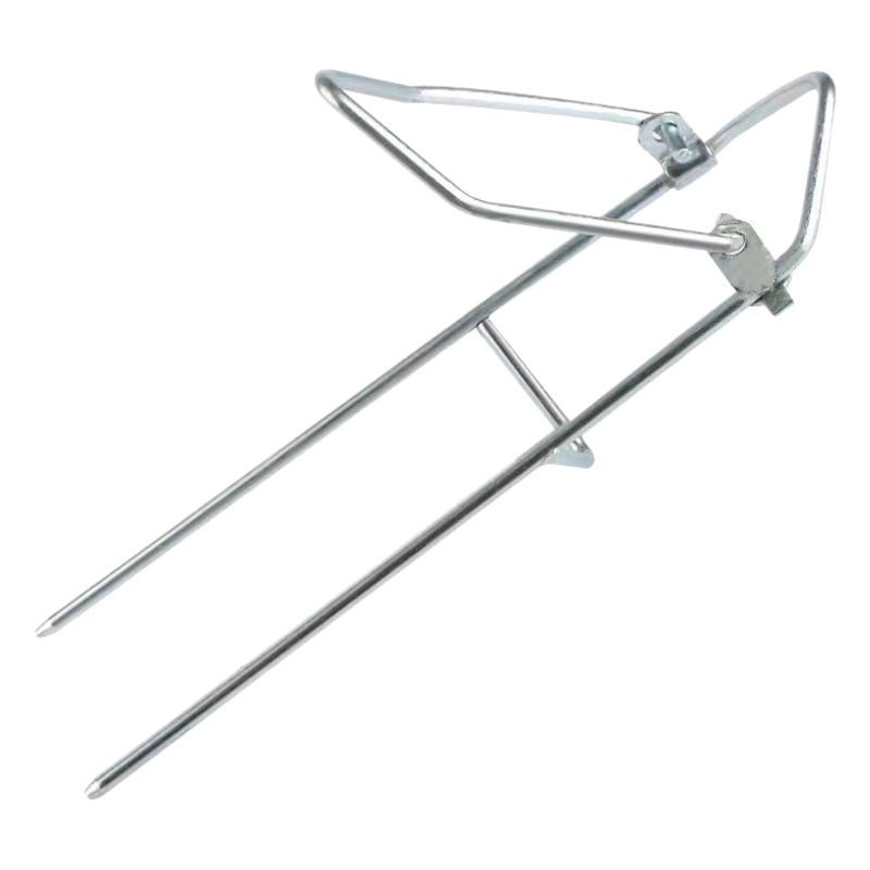 Fishing bracket ground insertion sea rod hand rod all metal galvanized steel metal fishing rod frame Rod frame simple turret frame
