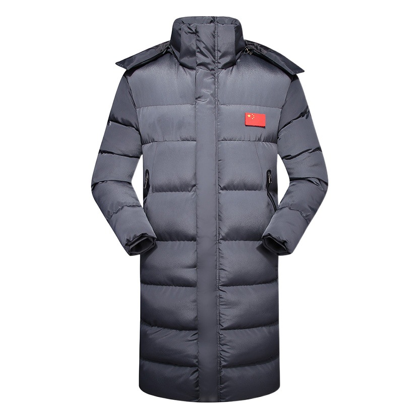 National team sports winter training Sports cotton-padded coat men's long over-the-knee thickened children's coach clothes team clothes women's clothes