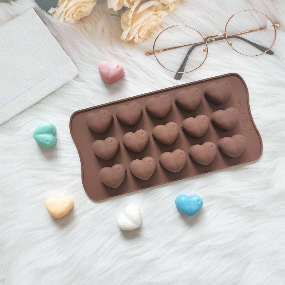 Silicone 15 gotas de lluvia en forma de corazón 229 pasteles horneados galletas molde de pasteles postres herramientas de cocina