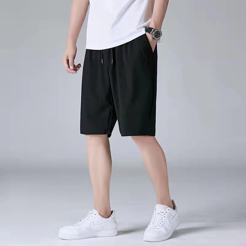 Summer Outer Wear Basketball Sports Shorts Men's Thin Quick-drying Men's Pants Ice Silk Pants Short Pants Loose Casual Pants Summer Outer Wear Basketball Sports Shorts Men's Thin Quick-drying Men's Pants Ice Silk Pants Short Pants Loose Casual Pants