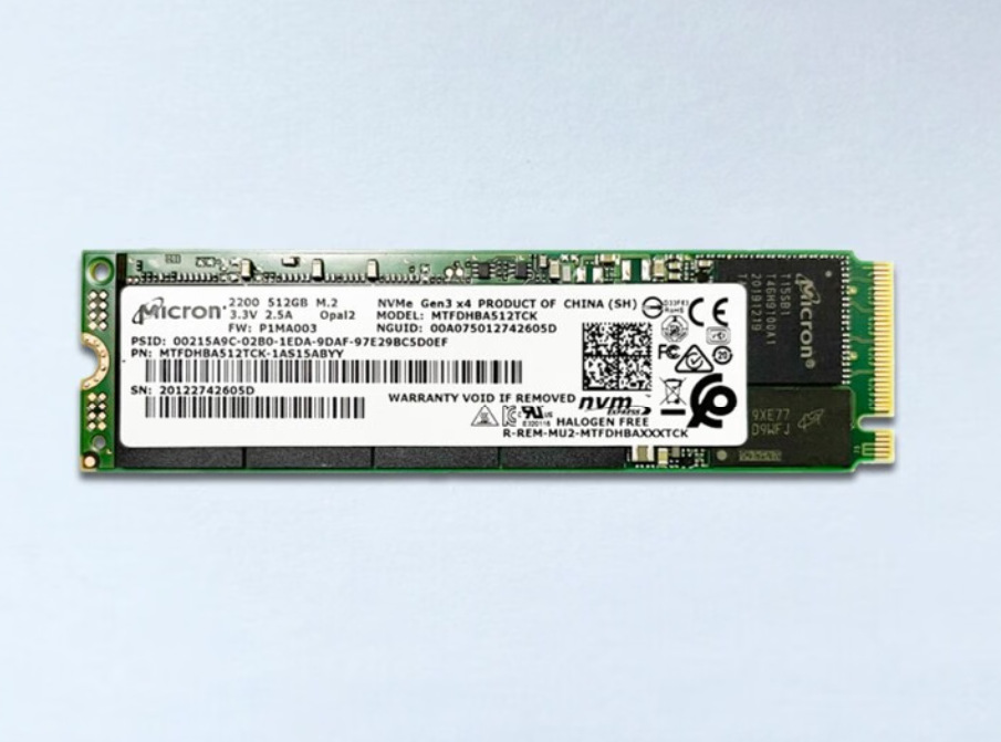 Suitable for Yingruida's New Micron Solid State Drive 2300P5 3400 Micron 2300-1t-2280