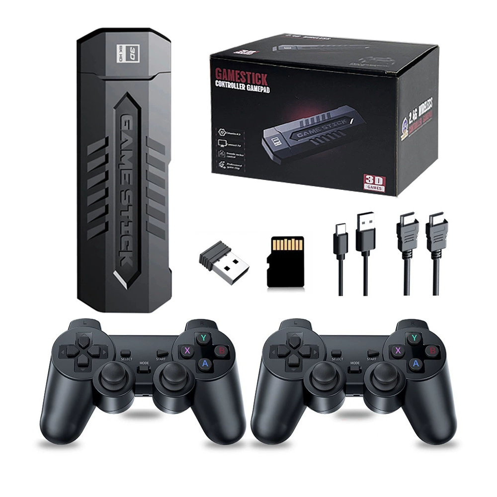 Выборочно новый X2 синяя GD10 игровая консоль 4K с двумя соединениями, беспроводной боевой высокий разрешение X2 домашний ретро