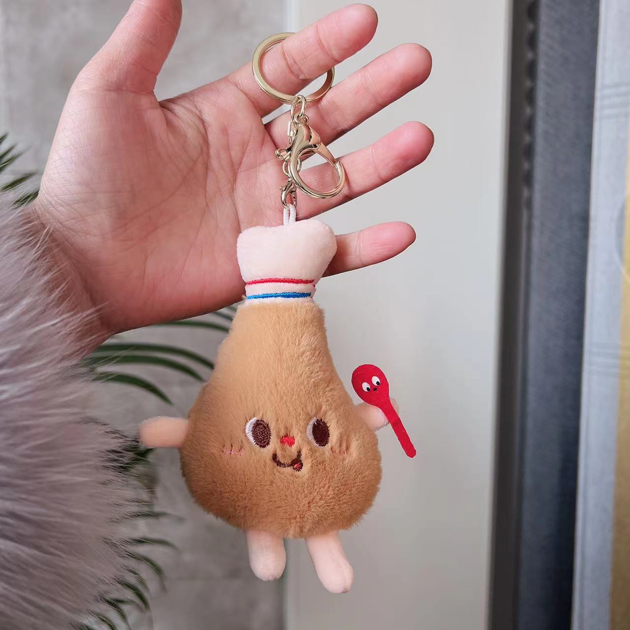 Pierna de pollo + hebilla de oro