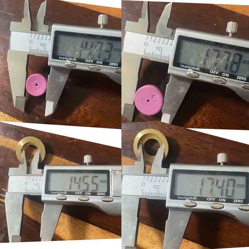 喷枪头15mm和18mm陶瓷喷片 铜嵌件