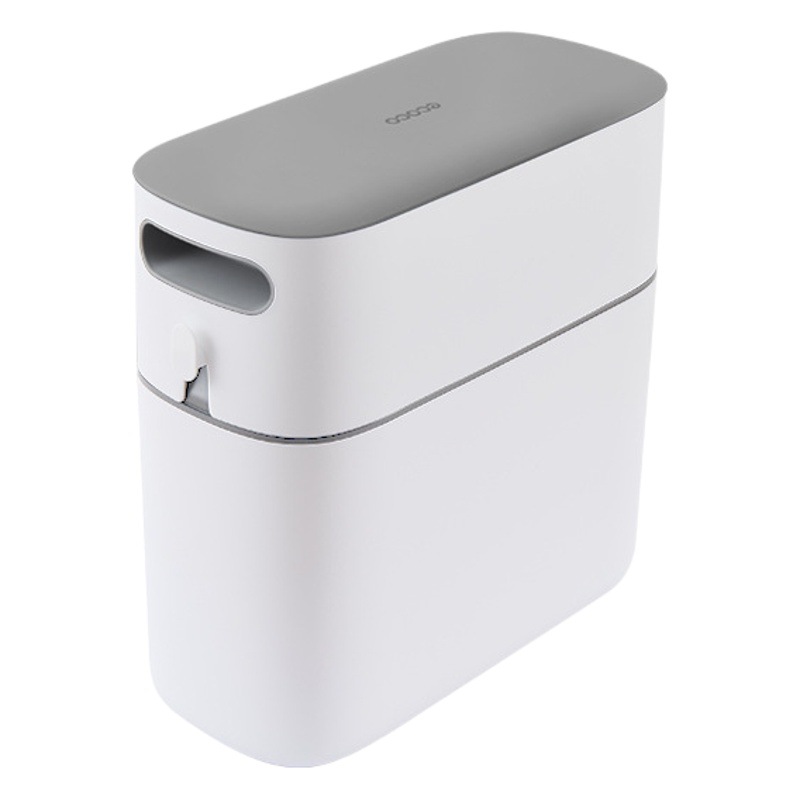 Cubo de basura del hogar inodoro cocina brecha especial de gran capacidad con tapa grande Cubo de papel de embalaje automático