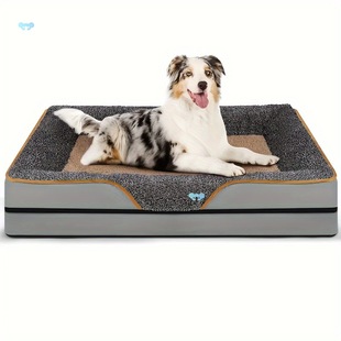 Orthopedic Dog Sofa Orthopedic Plush Dog Bed Sofa Soft Cross-Border