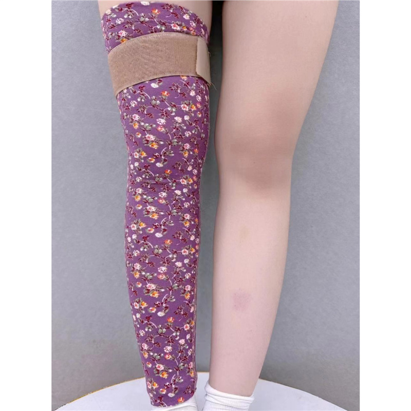 Nueva rodilla impresa rodilla de verano antifrío articulaciones frías protección de rodilla de invierno caliente rodilla (un par de paquetes) image 5