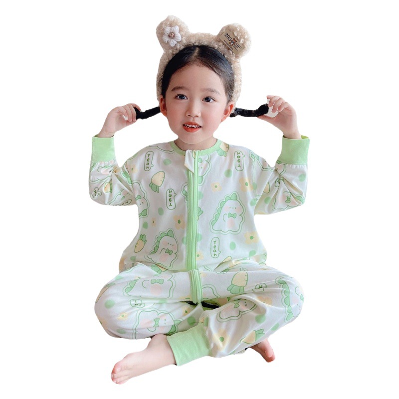 Autumn and Winter new baby sleeping bag spring and autumn pure cotton baby sleeping bag children's split leg anti-kick artifact Four Seasons Universal