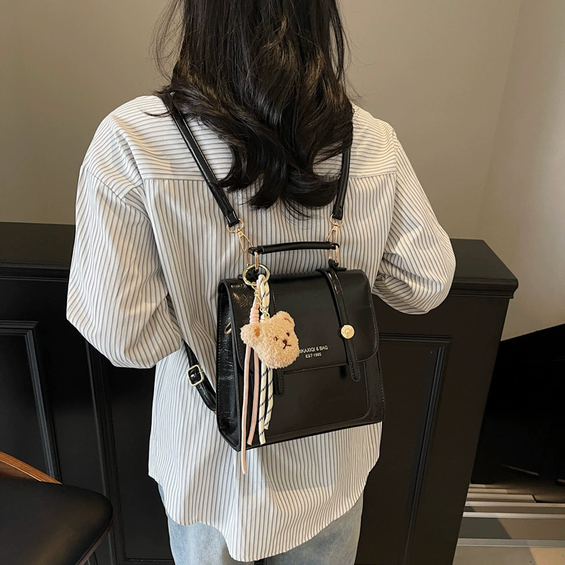 Capacious backpack, shoulder bag for traveling, western style