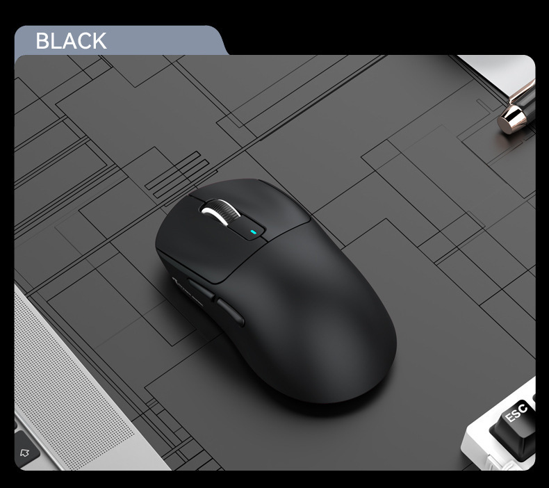 AttackShark X3 Mouse,Lightweight,PAW3395 Sensor,E-sports Game The Third Mock Examination Wireless Mouse,2.4G Wireless+Bluetooth 5.2+Type-C,26000DPI_voghion.com