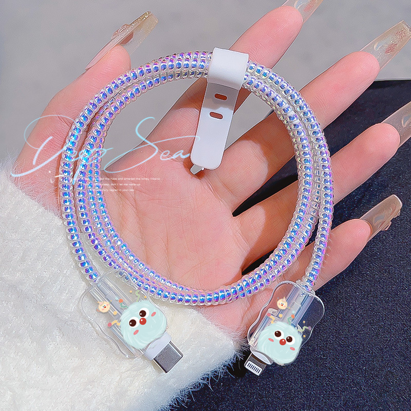 보호줄 + 버클 2개 - 퍼볼 몬스터 블루 [보호커버일 뿐]