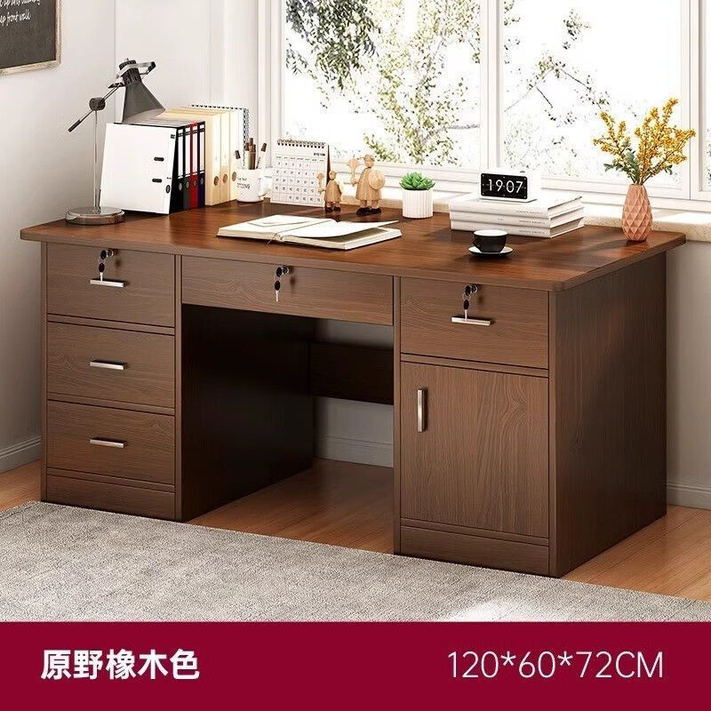 办公桌老板桌小型简约现代员工位书桌办公室桌椅组合单人电脑桌子|undefined