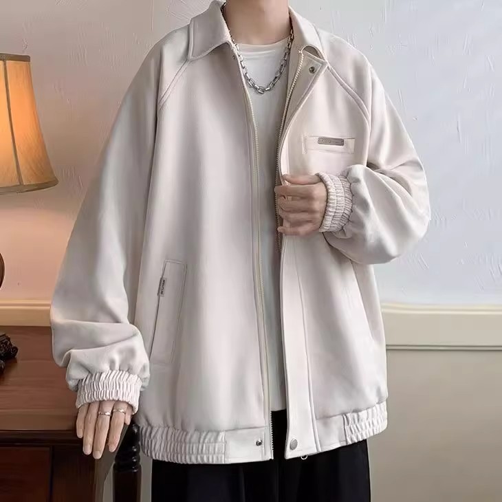 Chaqueta de gamuza informal suelta para jóvenes de Xianchuan