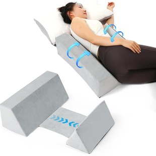 Anti-Decubitus Triangle Pillow, Medical Bedridden Paralyzed Elderly Anti-Slip Turn-Over Pad, Decubitus Pad, Back Side-Turning Pillow