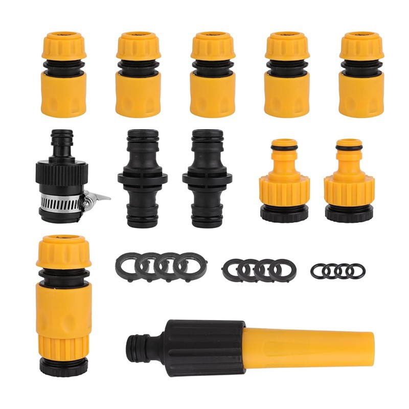 Conector de tubería de agua del jardín traje conector de manguera de jardín del hogar grifo de agua conexión rápida conector de lavado de coches recto