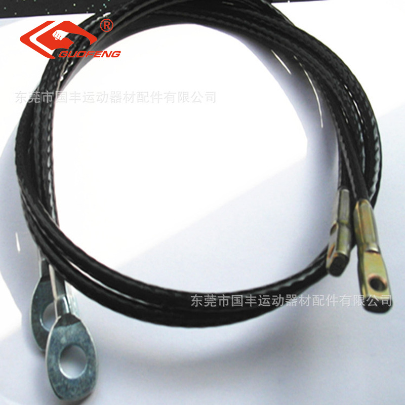 Suministro de equipos deportivos cuerda de alambre de acero cuerda de alambre de acero recubierta de pegamento