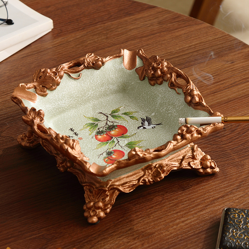 가지에 까치 - 시시루이 재떨이