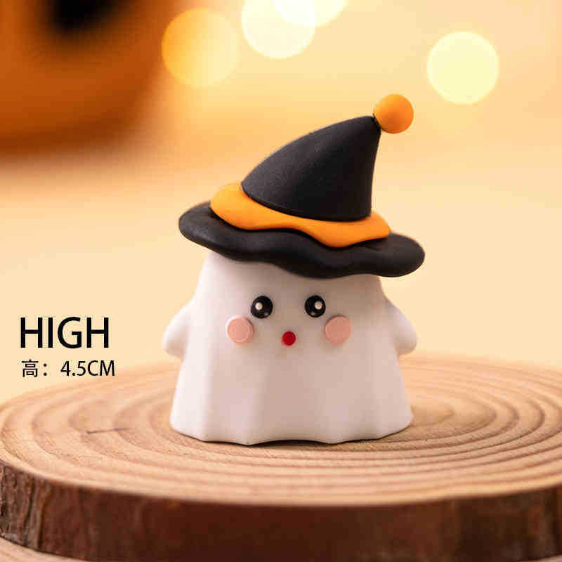2025年ハロウィンパンダケーキデコレーションプラグイン、面白いカボチャと幽霊のパーティーフェスティバルハッピー装飾飾り|undefined