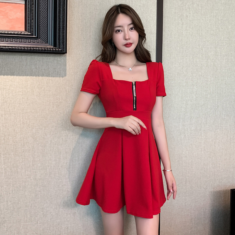 0523 cross-border foreign trade Women's wholesale Southeast Asia princess dress low chest sexy night shop slim dress