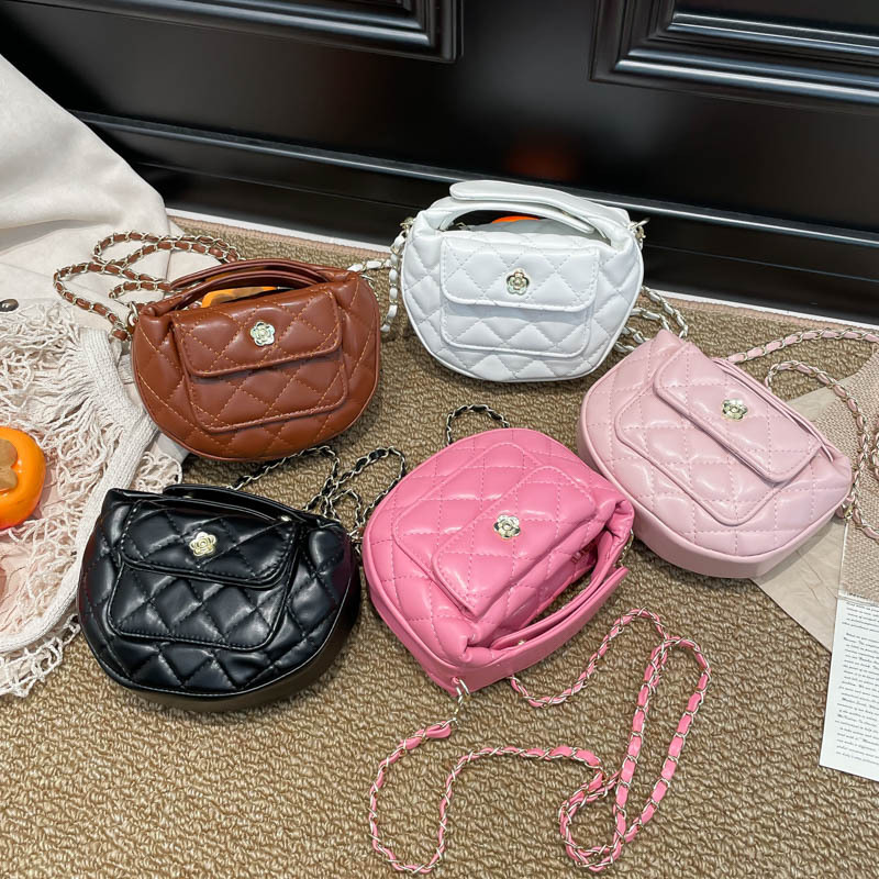 Pequeño viento de fragancia personalidad de diamante pu bolso de mano de mujer otoño 2026 nuevo estilo versátil bolso de hombro de mujer