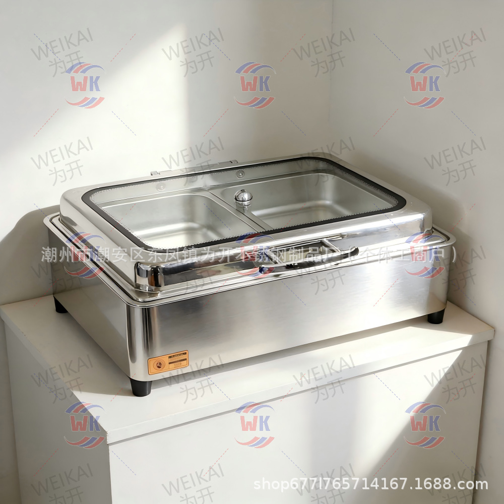 Horno de aislamiento térmico buffet de grano de madera horno de calentamiento eléctrico comercial horno de Buffy eléctrico inteligente CNC horno de calentamiento eléctrico de restauración hotelera hidráulico 9L