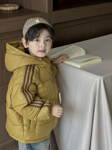 Korean Version Children's Thick Cotton Padded Coat Autumn/Winter Casual Cotton Jacket Outerwear for Boys and Girls, Down Padded Coat, Cross-Border Trade Children's Clothing