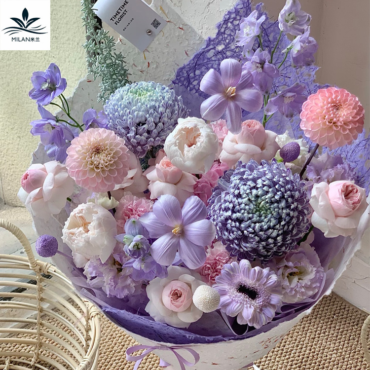 Flor spray color agente color spray agente de teñido floral auto-pintado Morandi color Flower shop suministros tinte material absorbente